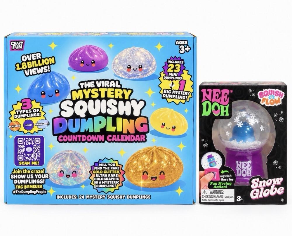 Rms Advent Jumbo Calendar And Needoh Snow Globe At Random